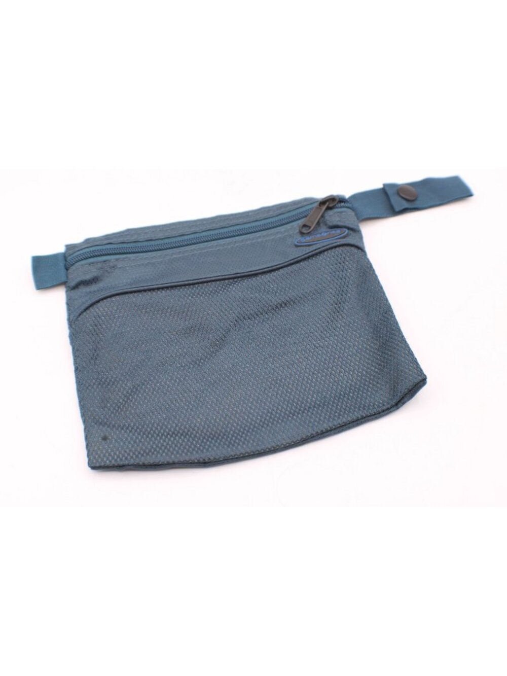 Samsonite Blue Mesh Travel Pouch Zipper Snap Strap Replacement Luggage Accessory